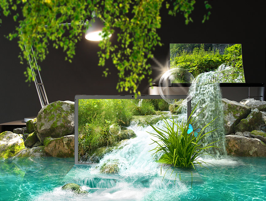 Мой компьютерный стол. :)