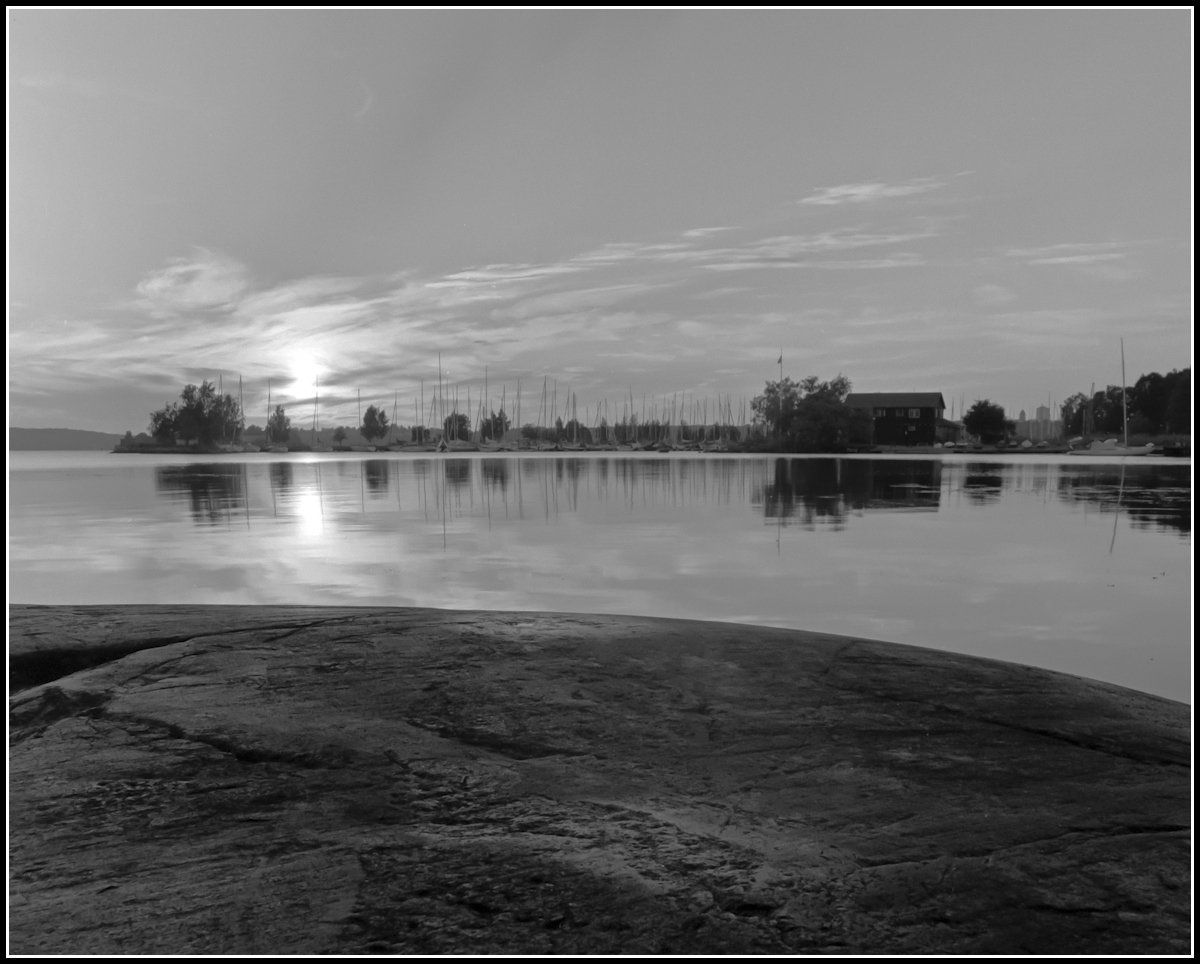Sonnenaufgang über dem Lidingo