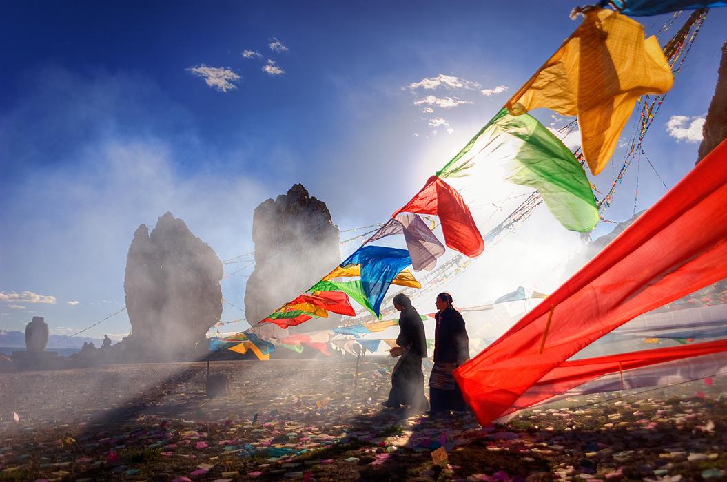 Fest der Bon-Religion in Lake Nam-Tso