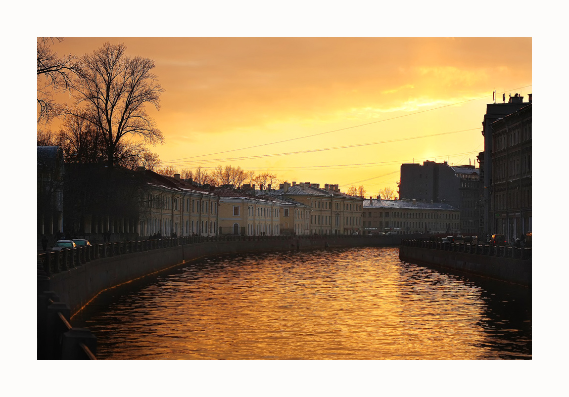 Sunset, Aquarell ...