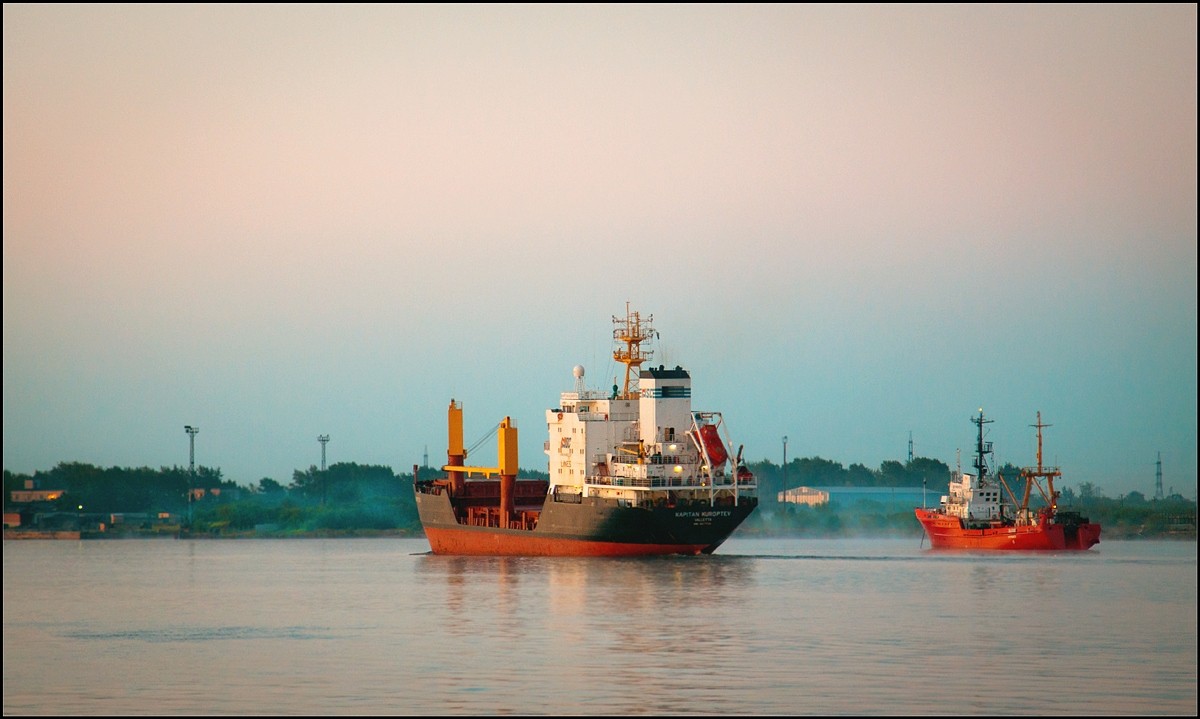 auf den Straßen der Nördlichen Dwina ...