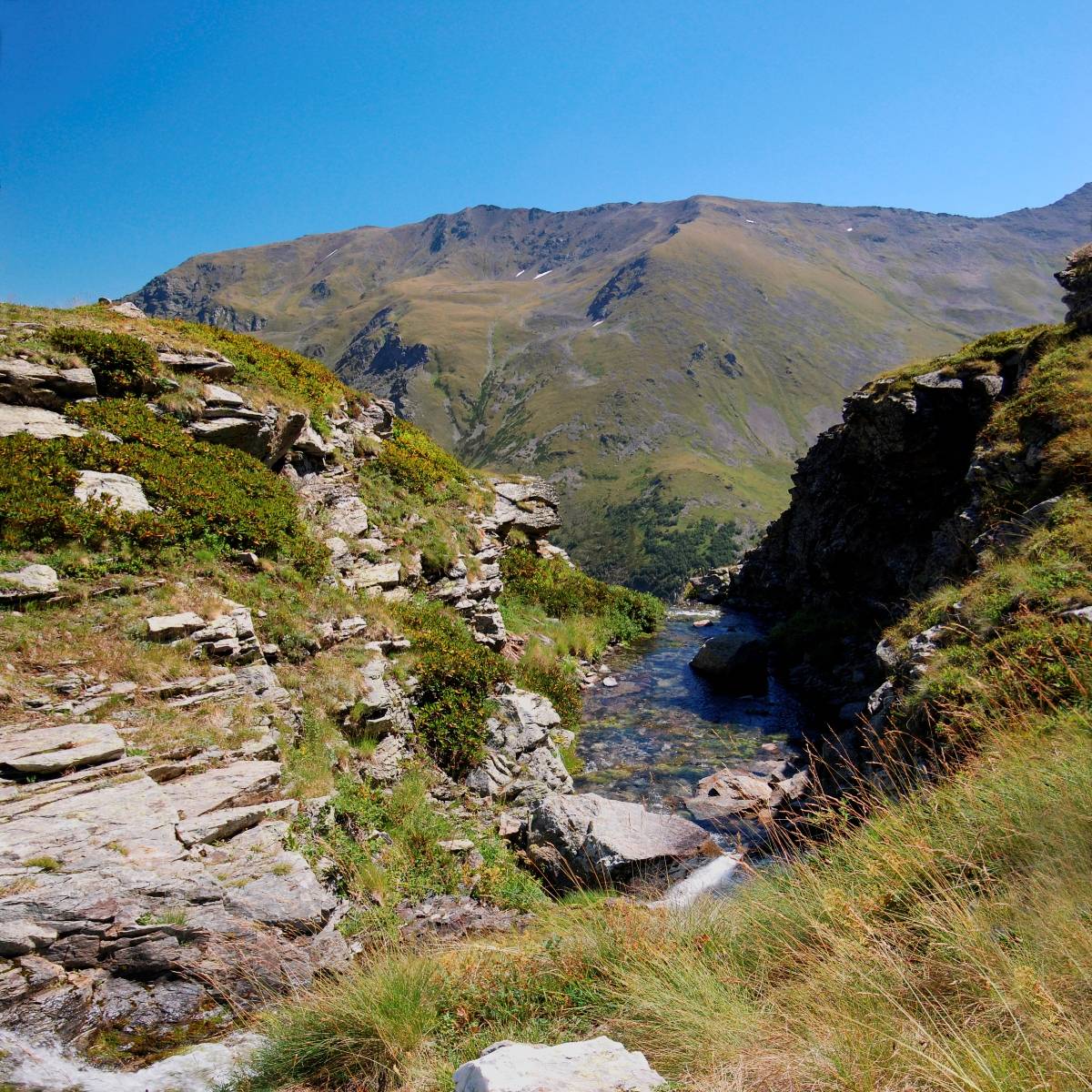 Rand des Wasserfalls