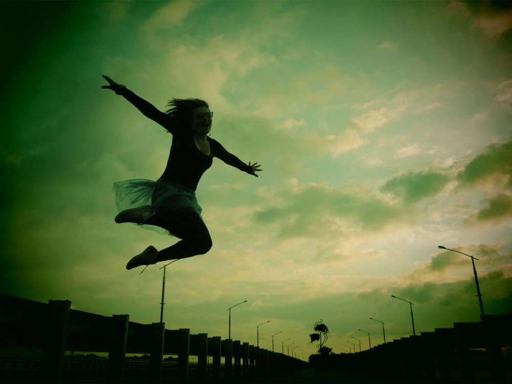 Flight over the City