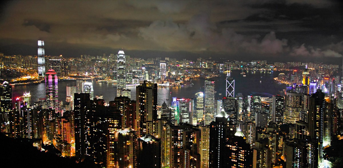 Nacht in Hong Kong