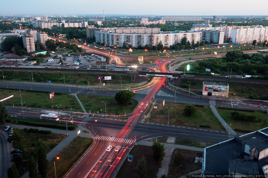Kreuzung auf der Straße Akimov, Nizhny Novgorod
