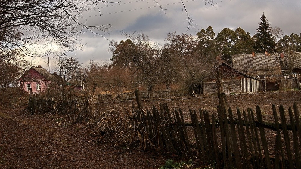 Die Außenbezirke der Stadt