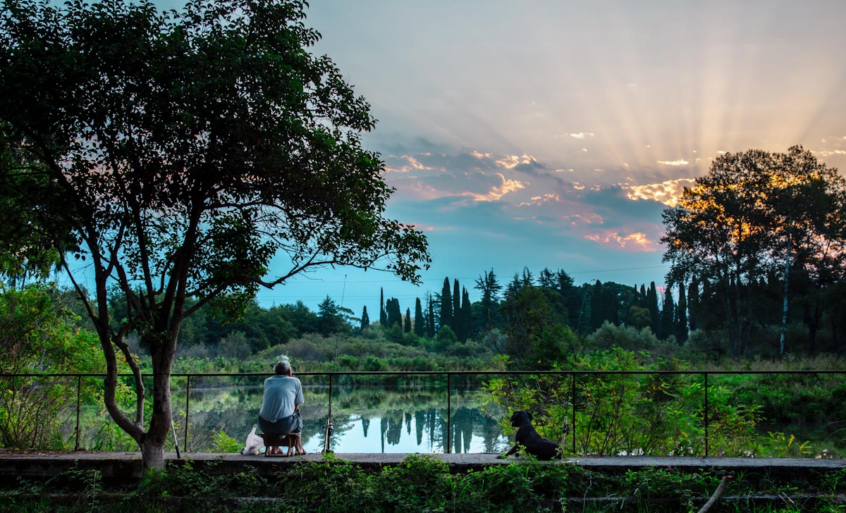 Fischer im Morgengrauen