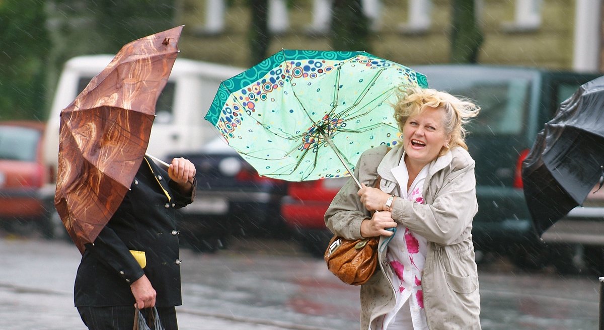 Tanz der Wind und regen