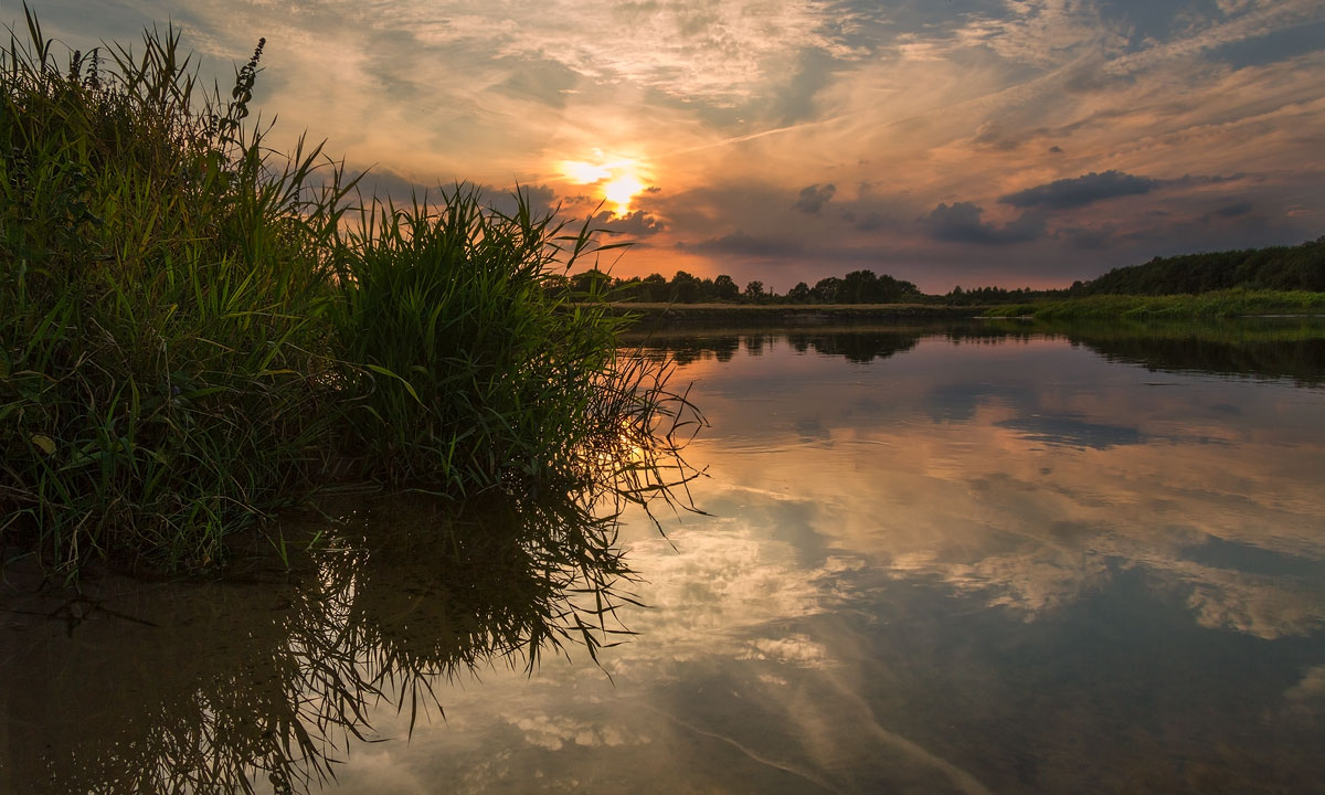 Sunset in 1. September