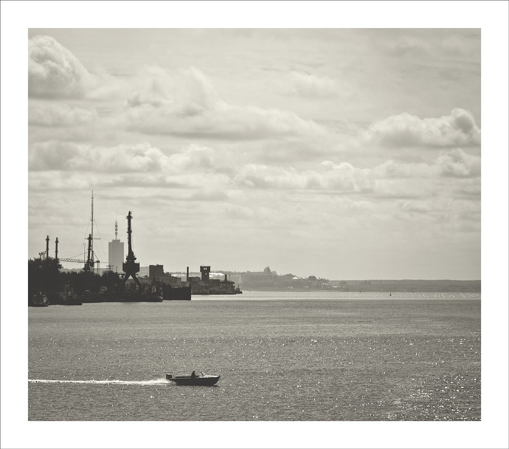 überqueren den Fluss ...