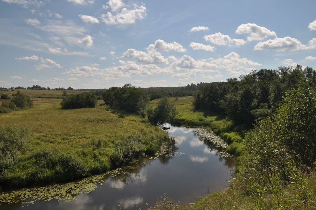 Entlang des Flusses Oil