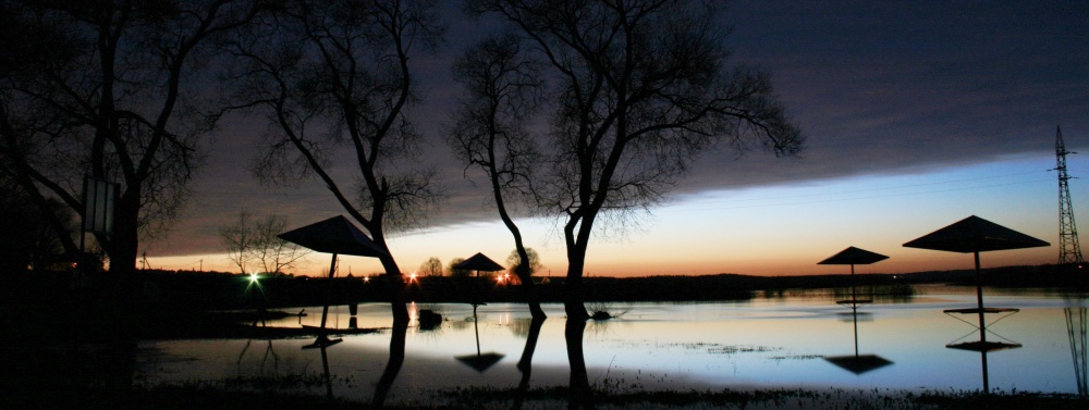 Zakat  na vesennei Berezine