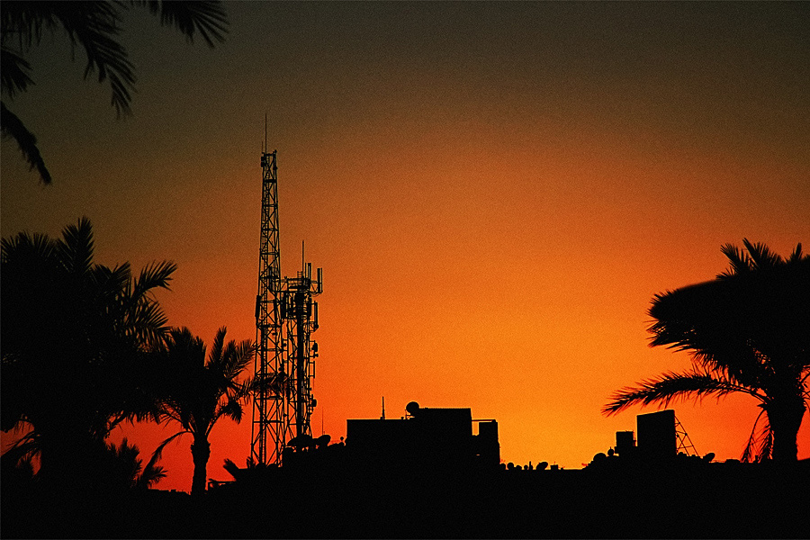 Farben des Sonnenuntergangs