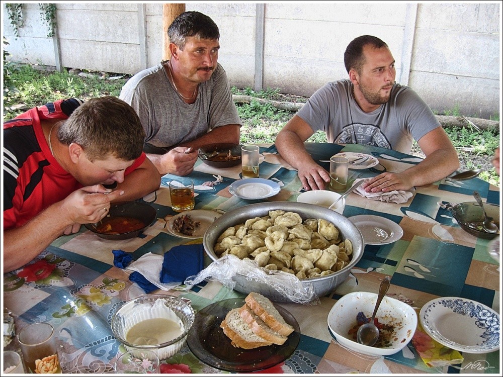 Und in der zweiten haben wir - Knödeln .....