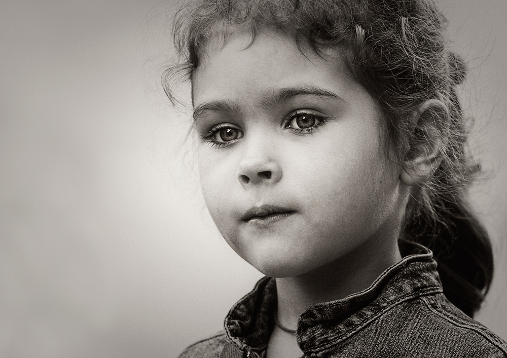 Mutter in die Augen ..