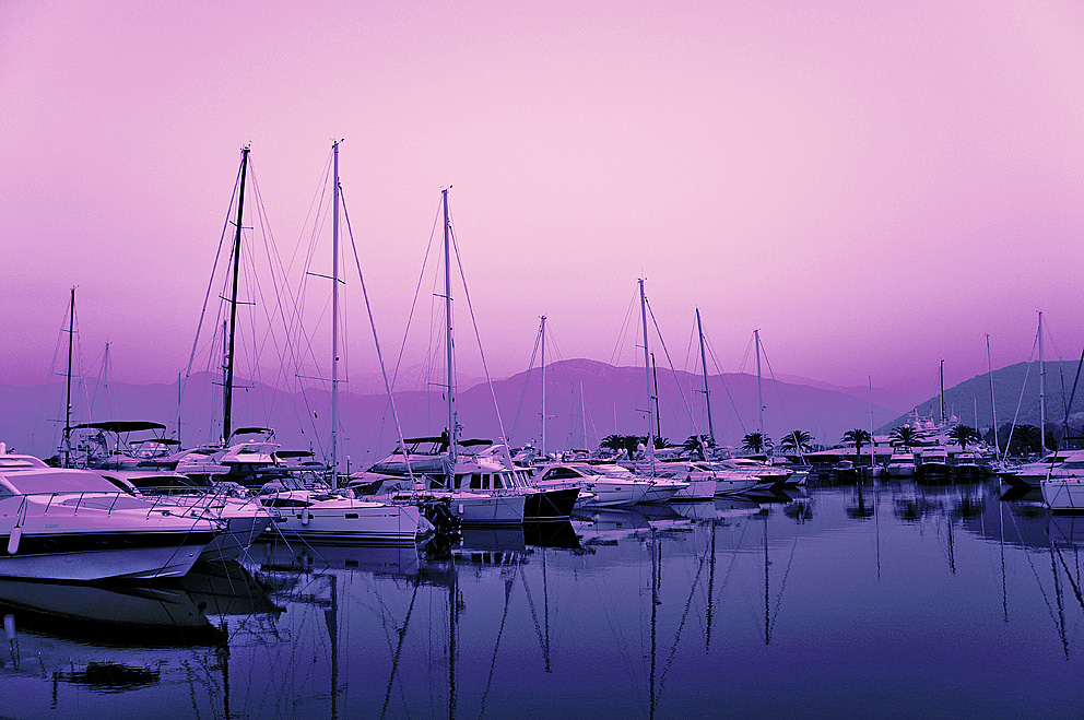 Marina in Tivat - Dawn