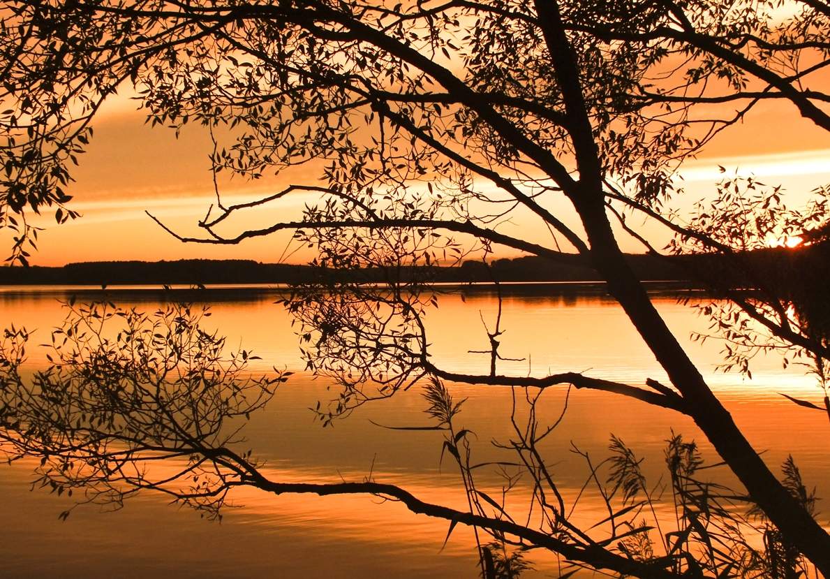Die Sonne untergegangen ist