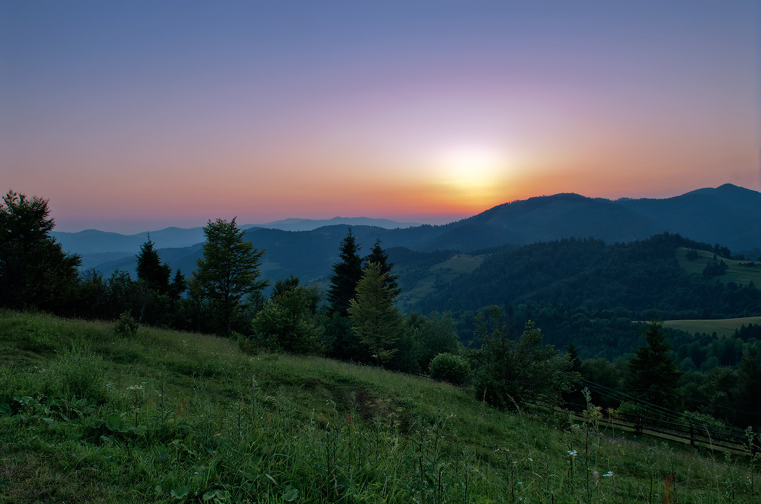 Abendlicht oder Magie Sonnenuntergang ....