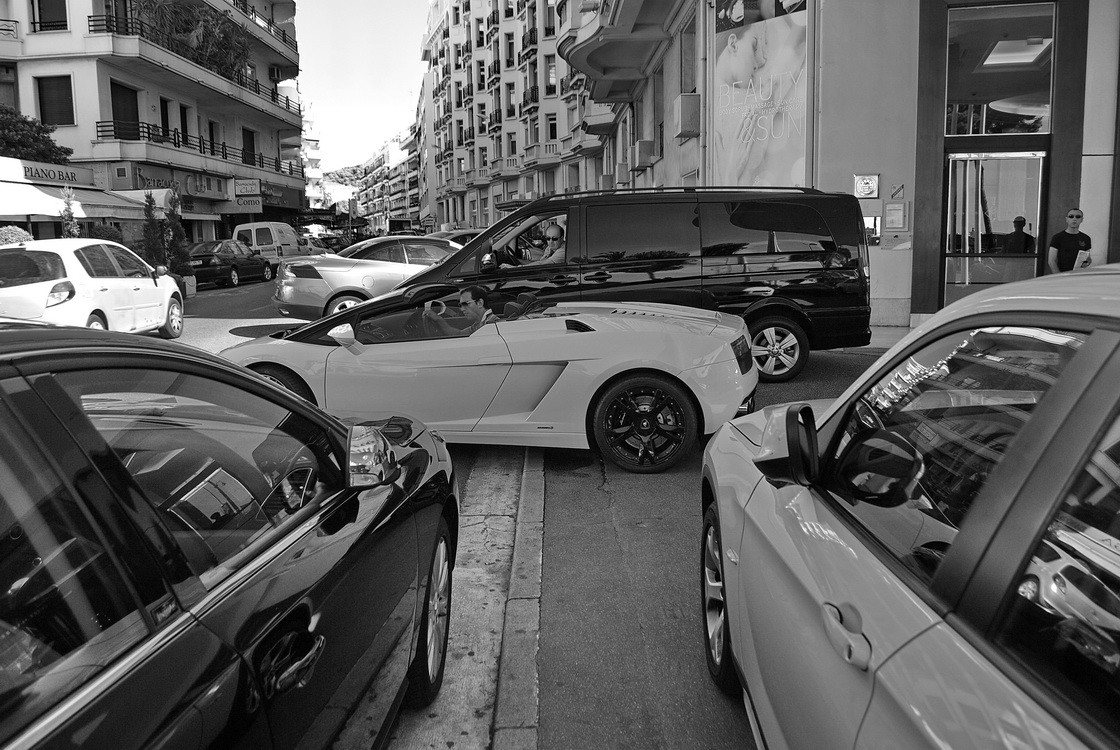 In der Hektik der Stadt