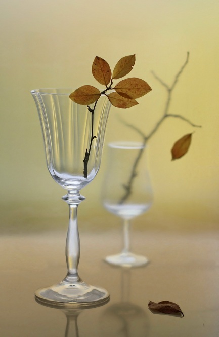 Blätter fallen Bernstein .....