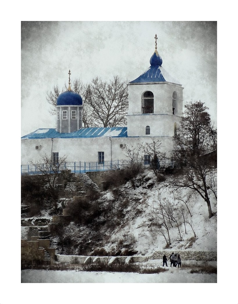 Steile Hänge am Dnjestr