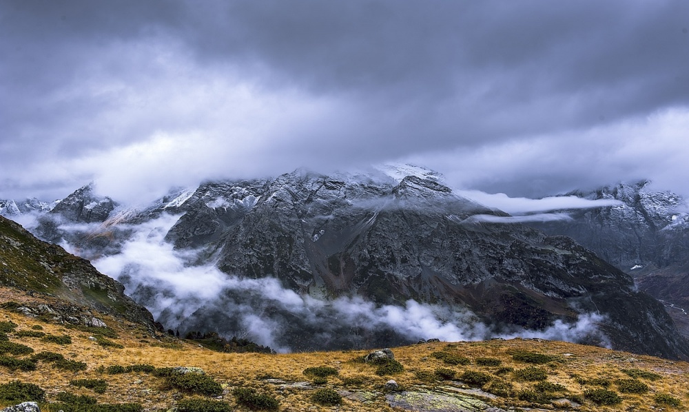 Zwischen dem schlechten Wetter