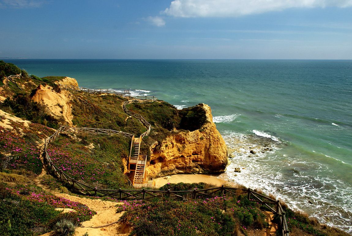 An einem ruhigen gemütlichen Strand ..