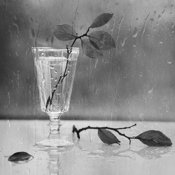 Unter der regen fällt ...