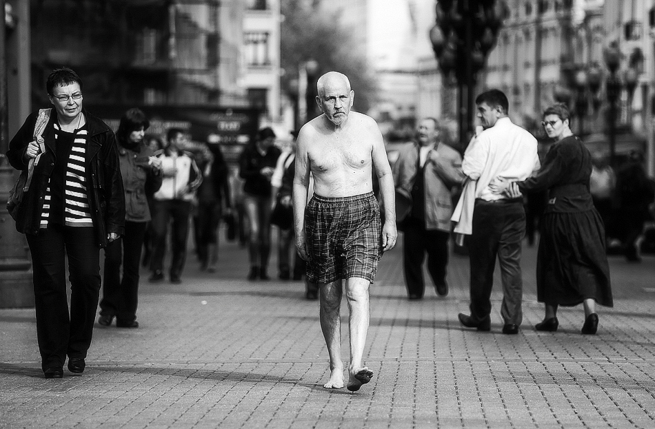 Und ich gehe, zu Fuß über Moskau ...