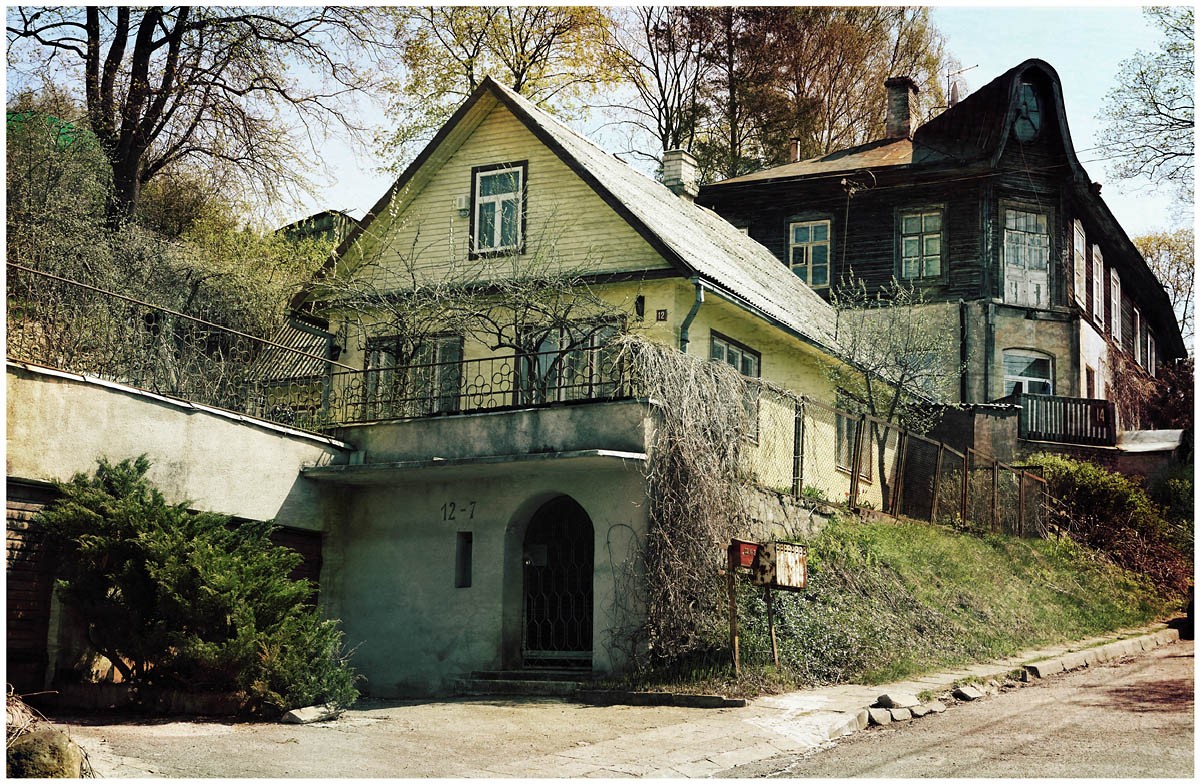 Alte Häuser auf den alten Straßen der Altstadt ...