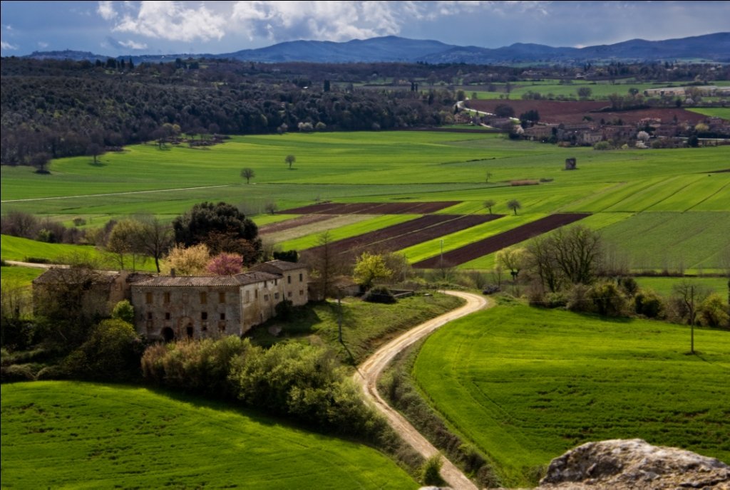 Toskanischen Hügeln