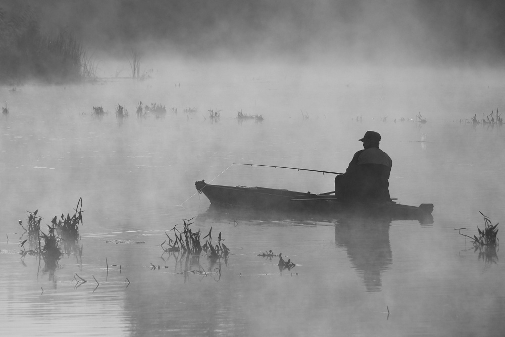 In der Hoffnung auf Glück.