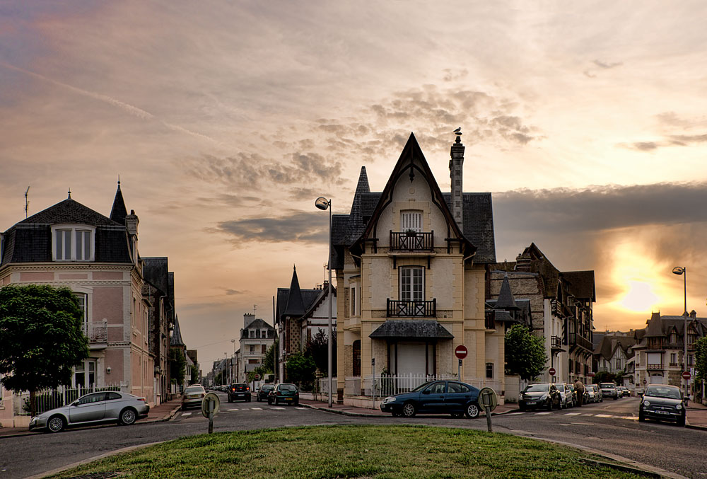 Straßen von Deauville