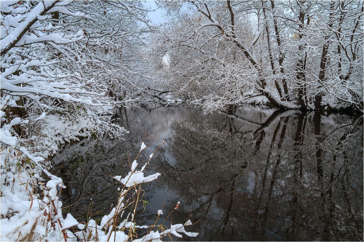 Der erste Schnee im Oktober
