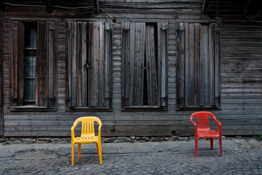 Улицы старого Созопла. Окна