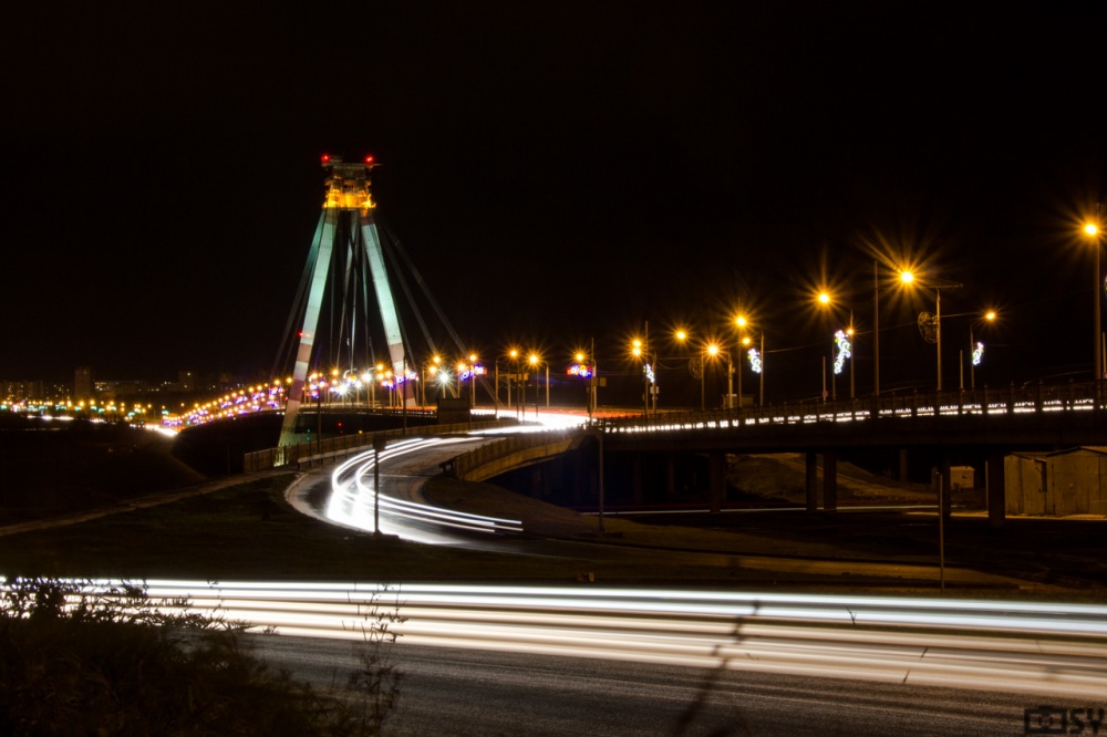 Evening Oktober-Brücke