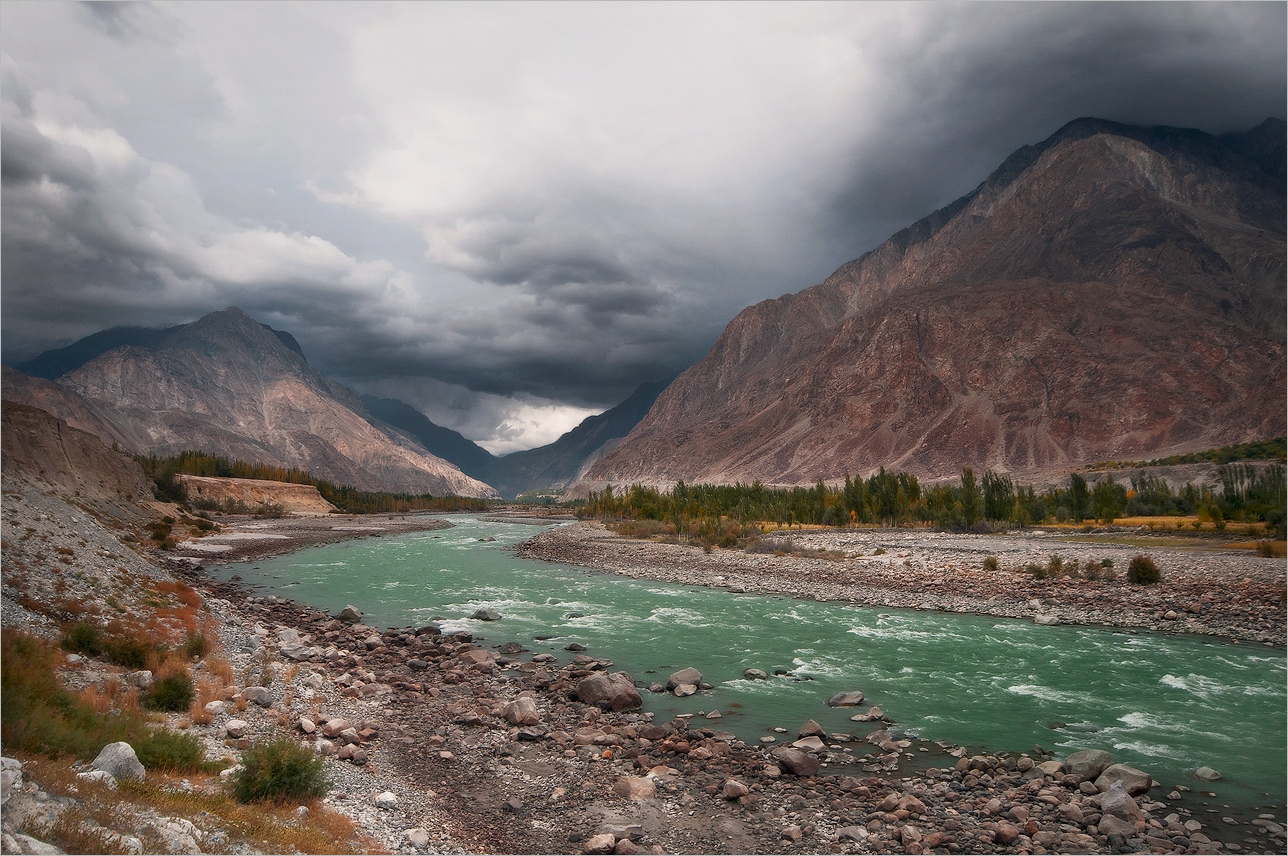 Schnee in den Bergen