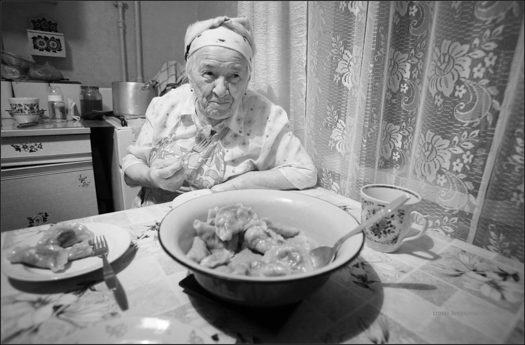 Mit Kirschen, Knödel.