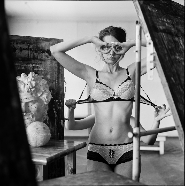 Eugene (Porträt mit Händen Lisowski)