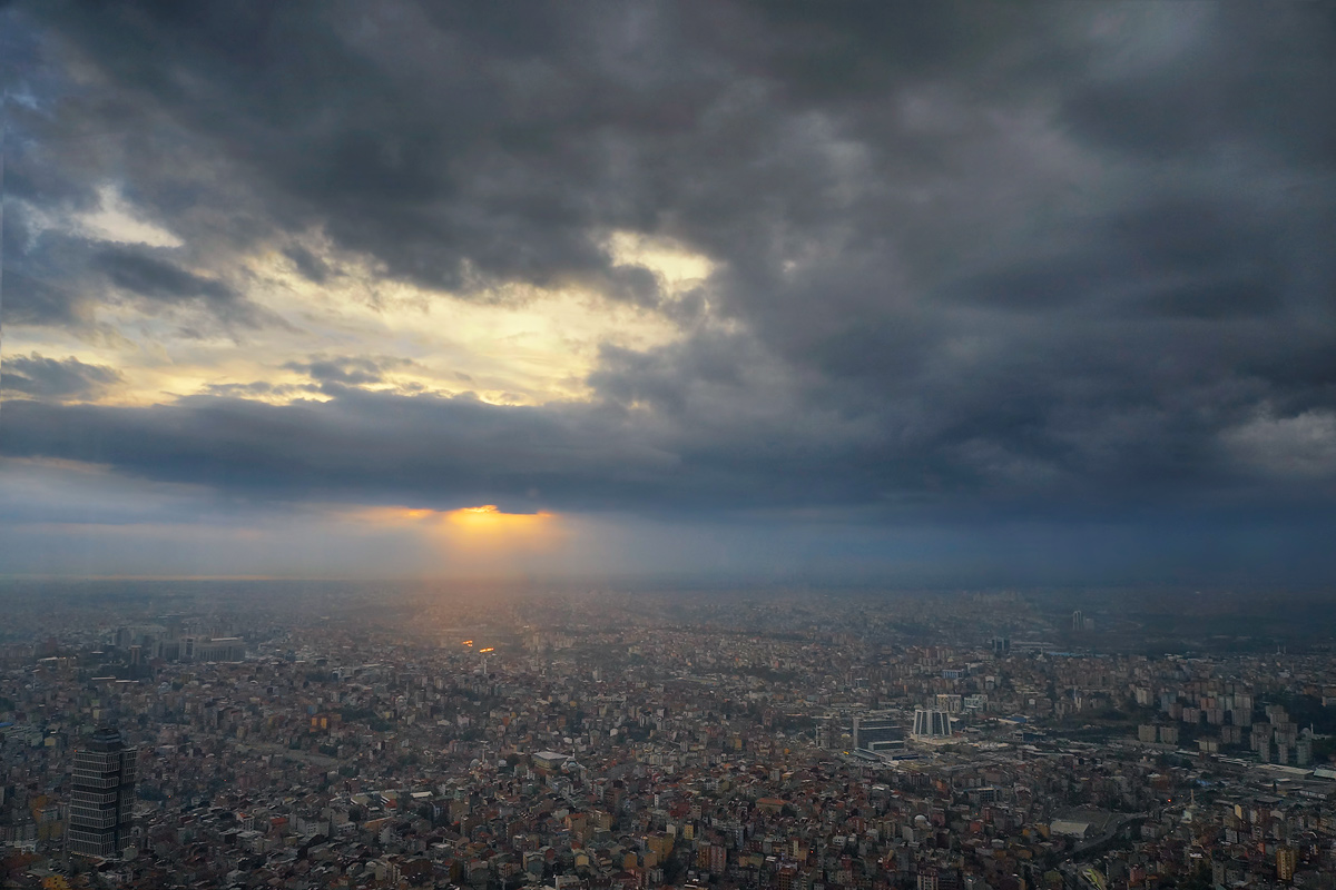 Haben Sie den Rand der Stadt?
