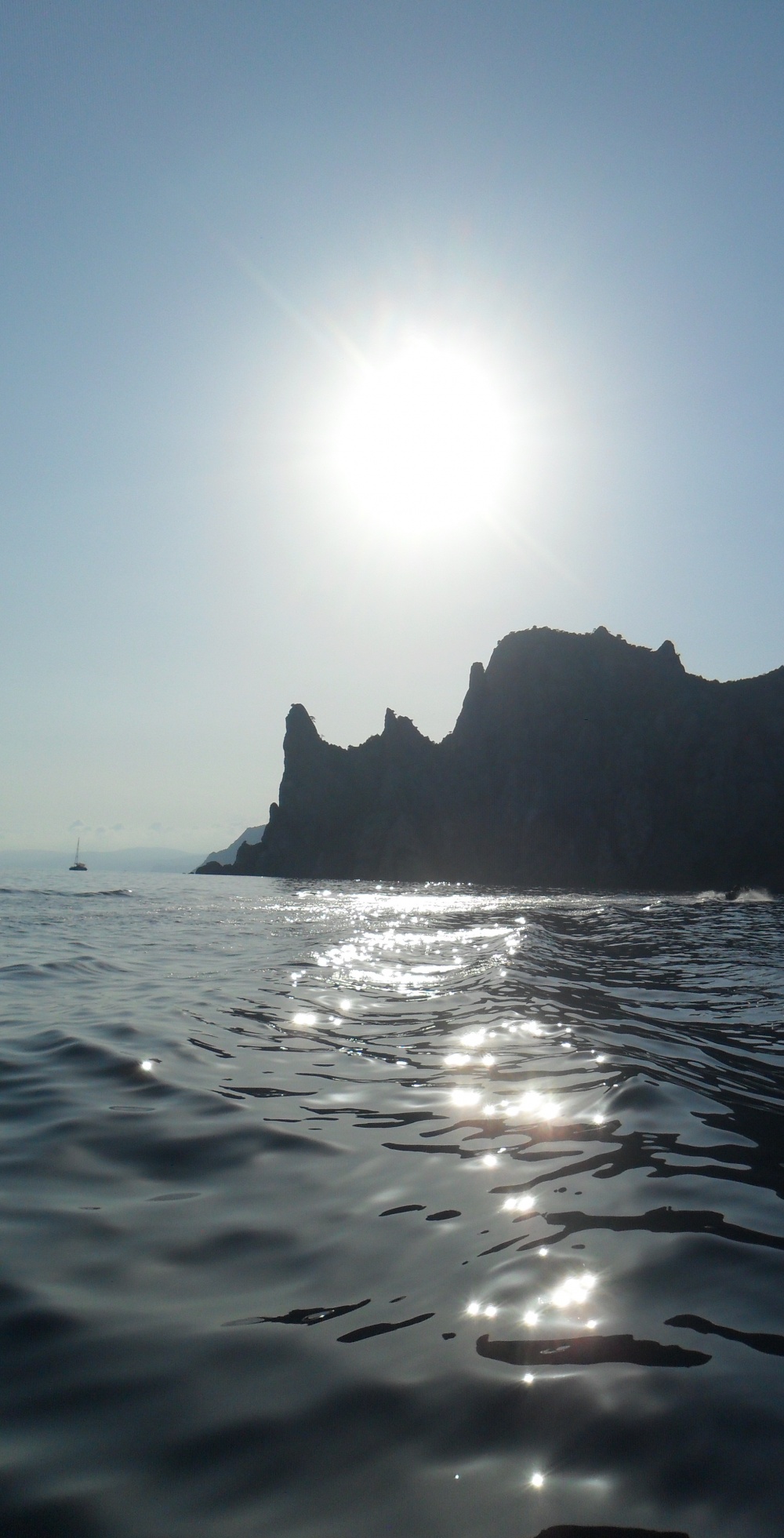 Sentry-sowohl in der Morgensonne