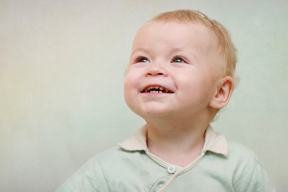 Lächeln eines Kindes
