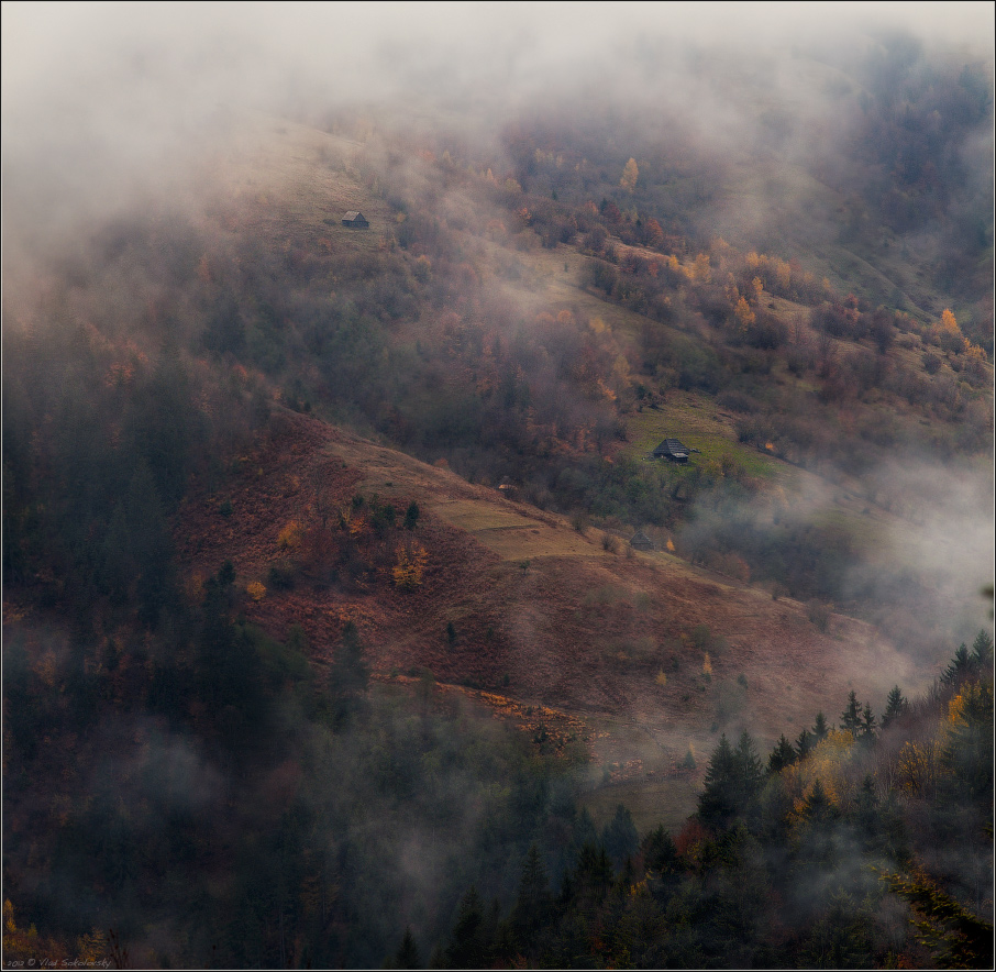 / An den Hängen der Berge .. /