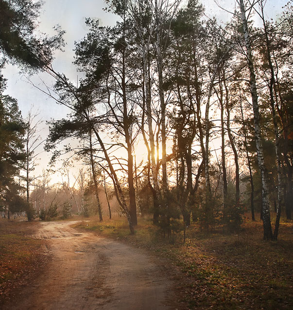Letzten Tag des Herbstes