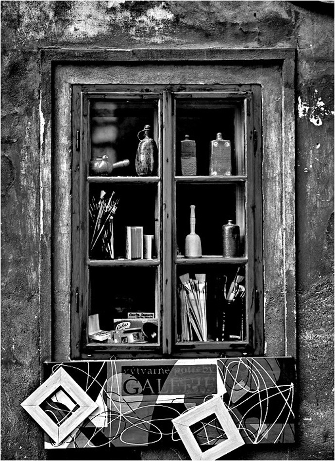 Das Fenster des Künstlers ....