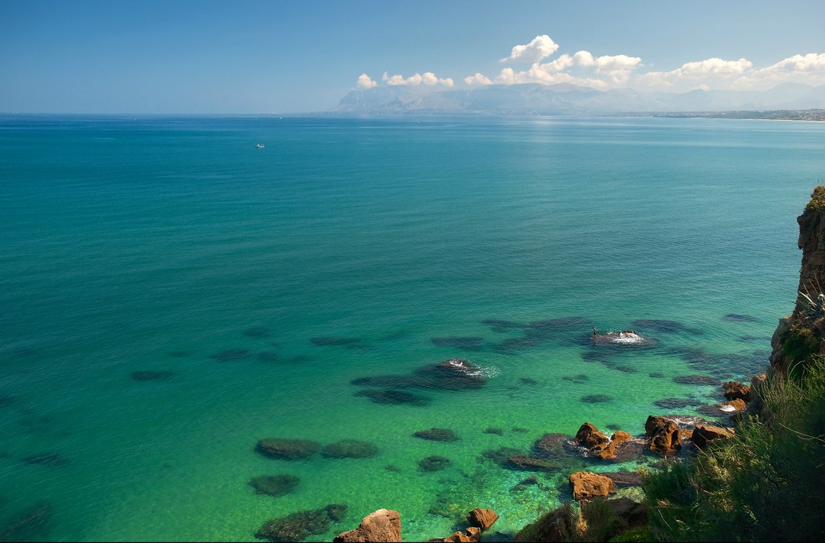 Sizilianischen Küste