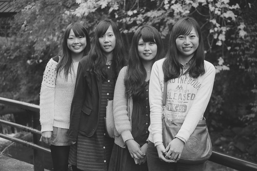 Portrait der japanischen Mädchen