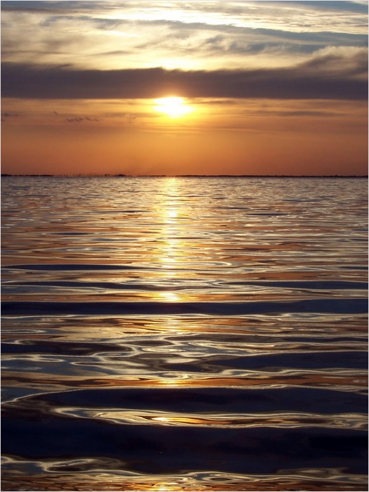 Evening Flüstern der Wellen