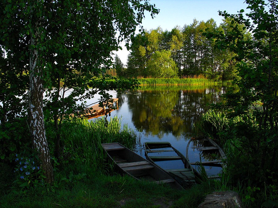 einem ruhigen Sommerabend ..