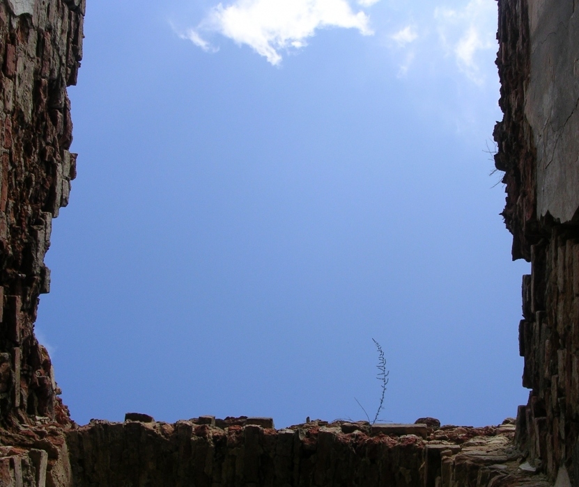 Fenster in den Himmel.